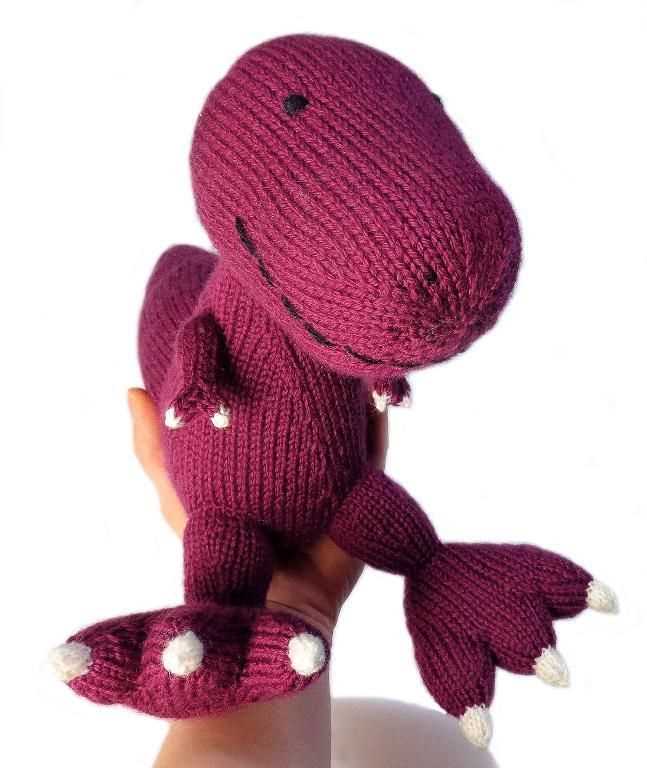 Free knitted dinosaur toy patterns