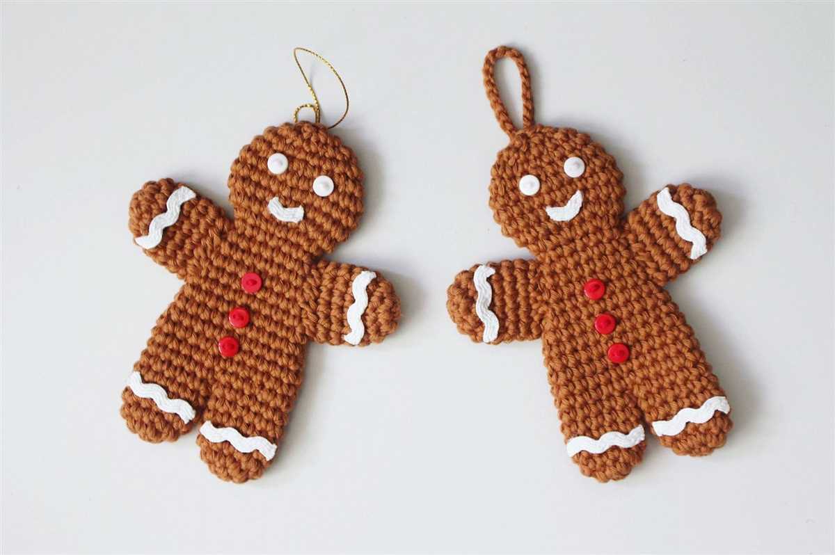 Free knitted gingerbread man pattern