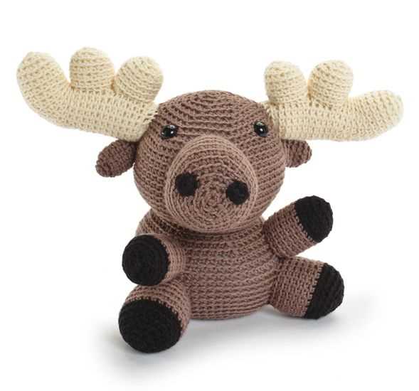 Free knitted moose pattern