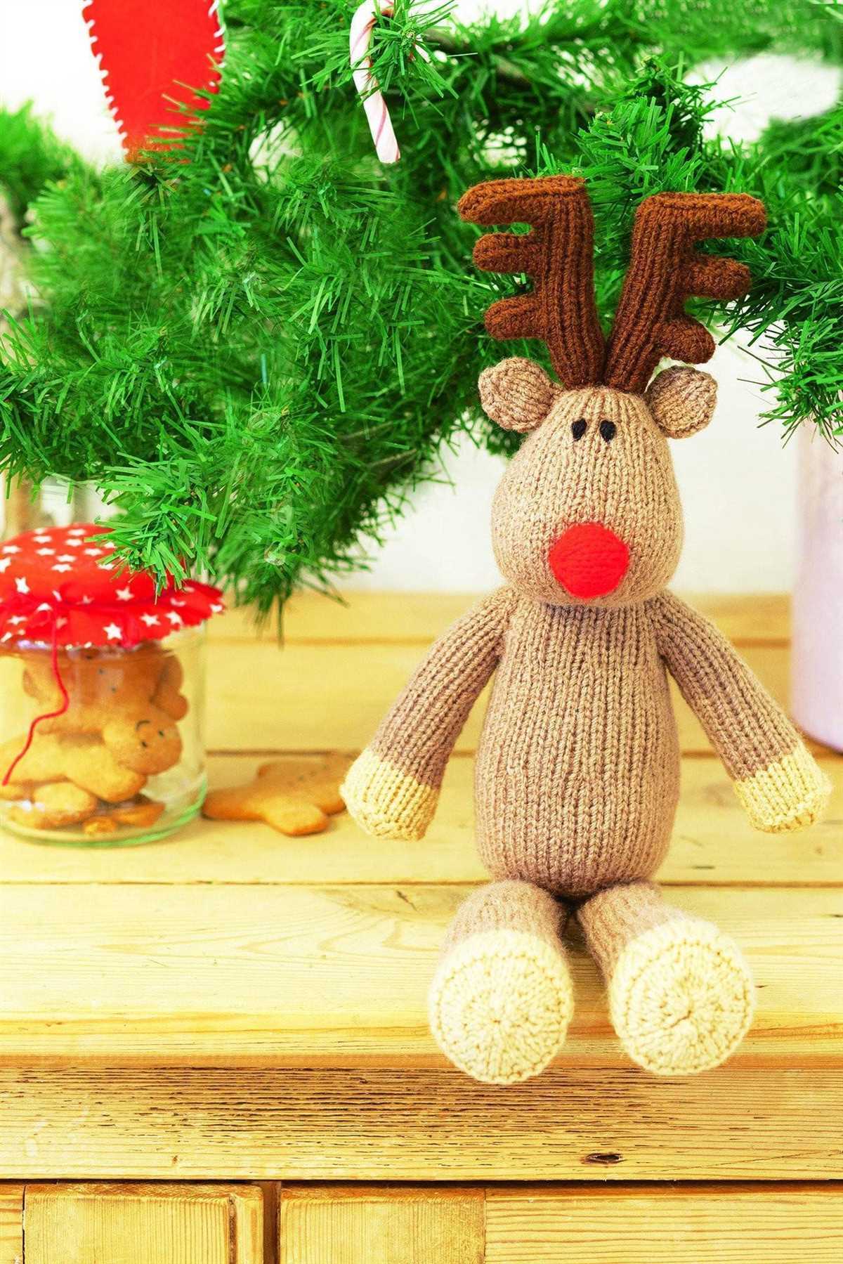 Free knitted moose pattern