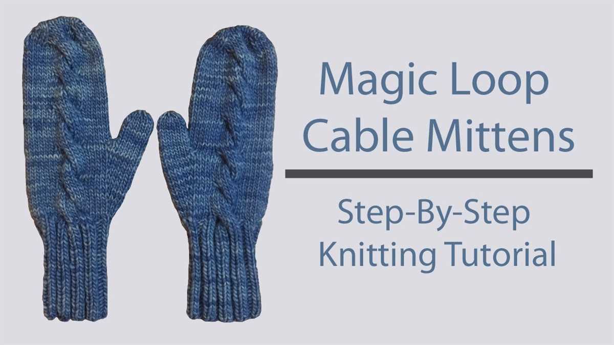 Free knitting pattern for mittens on circular needles