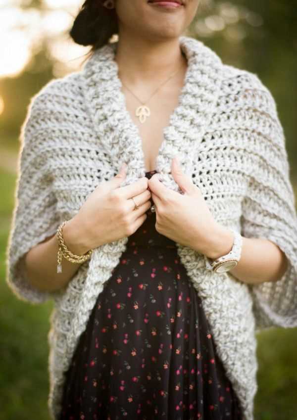 Free knitting pattern for shrug easy