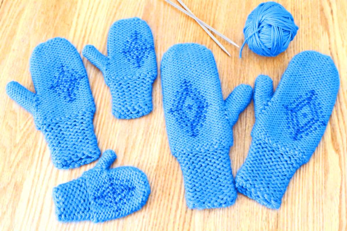 Free knitting pattern for womens mittens