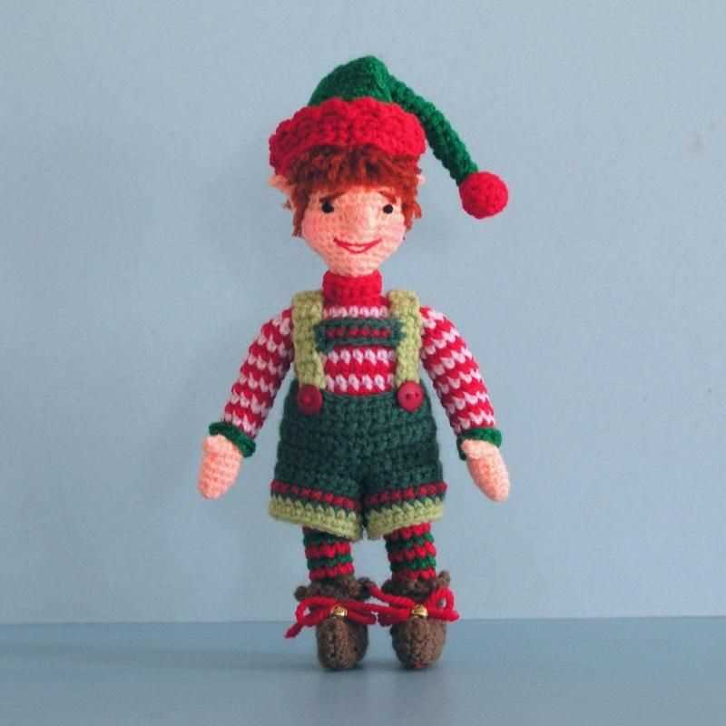 Free knitting pattern for xmas elf