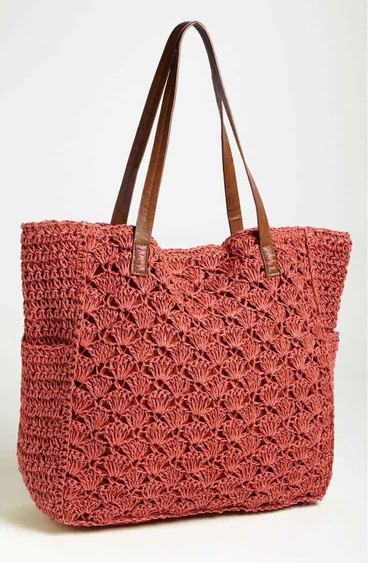 Free knitting patterns bags totes purses