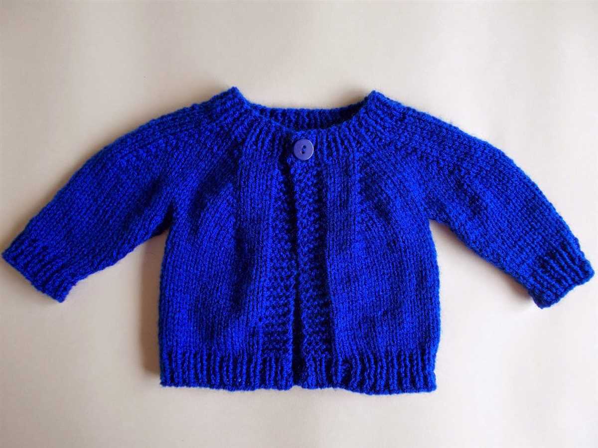 Free knitting patterns for baby boy cardigans