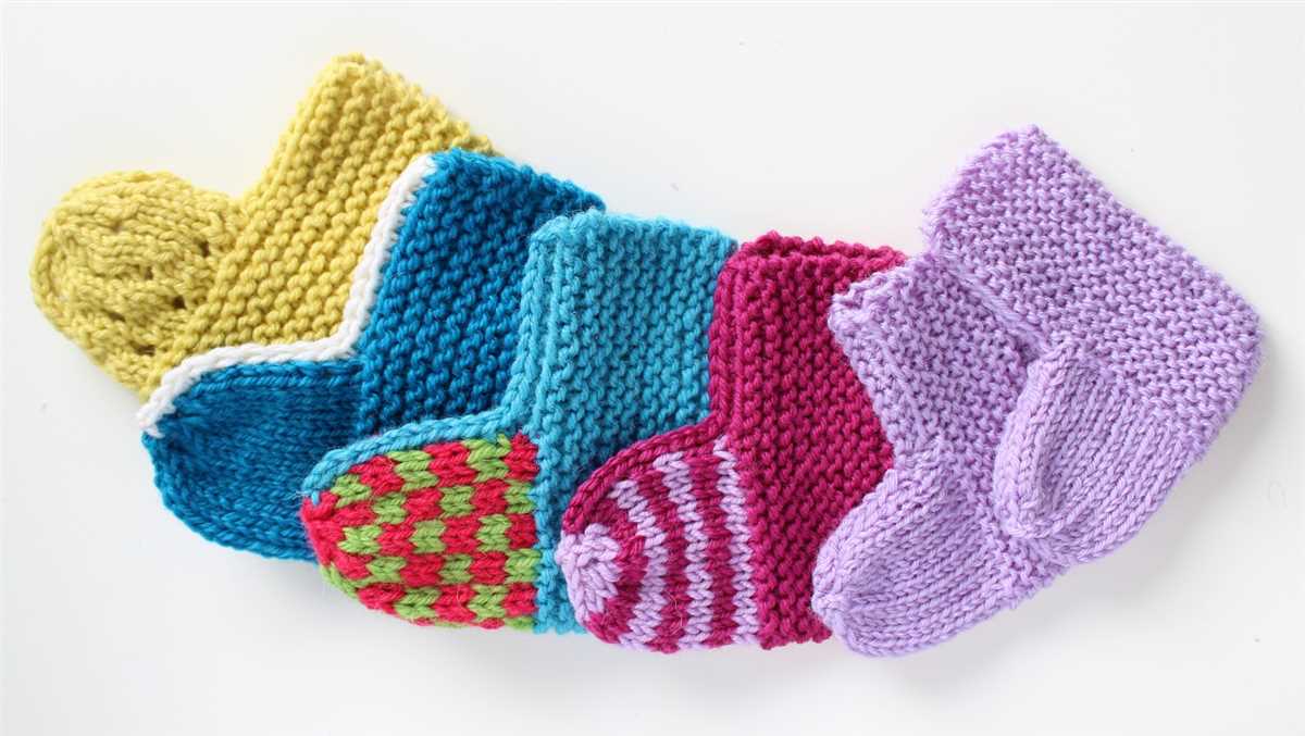 Free knitting patterns for bed socks on two needles