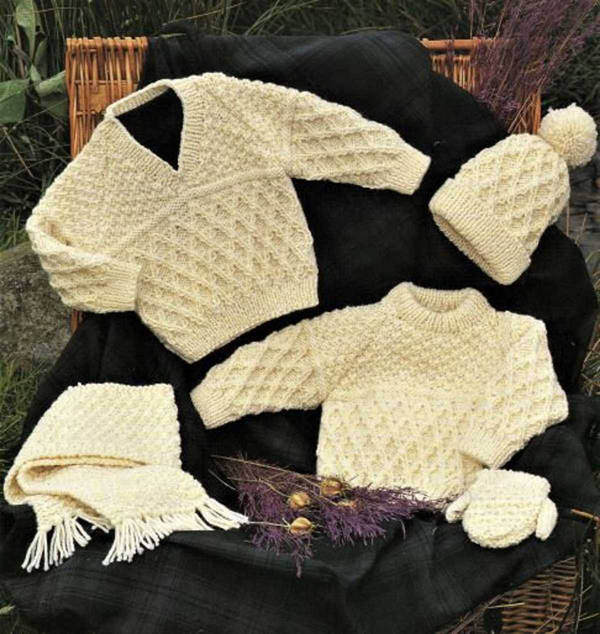 Free knitting patterns for childrens aran sweaters