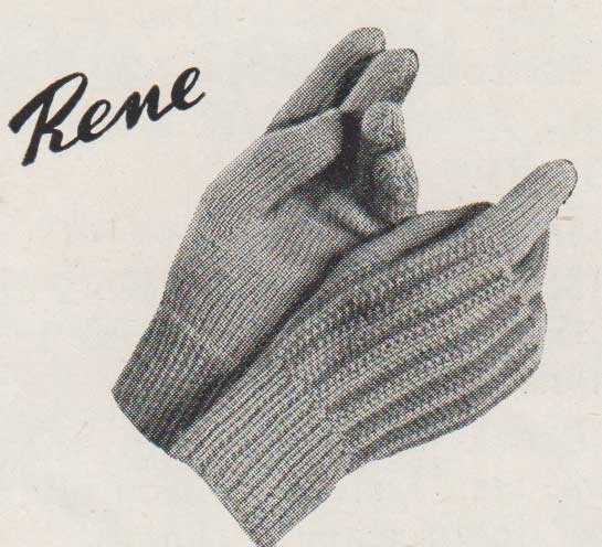 Free knitting patterns for gloves on two needles