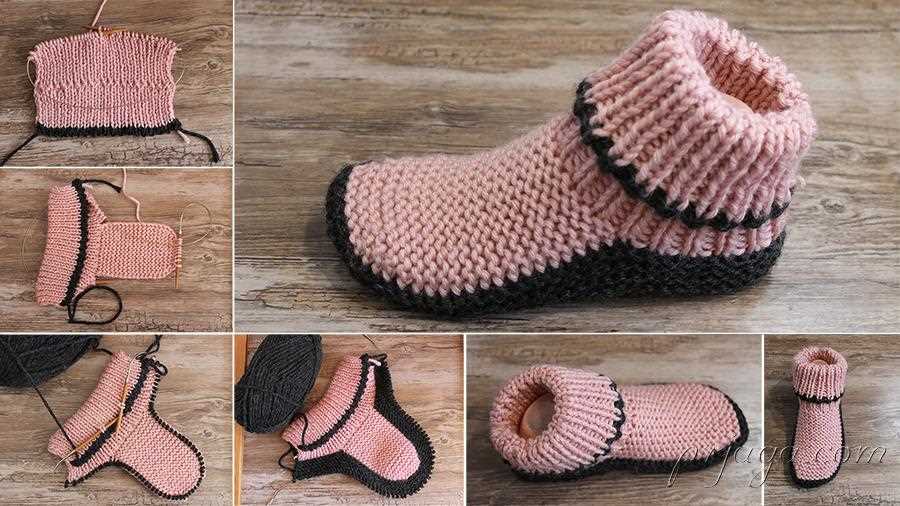 Free knitting patterns for slipper boots uk