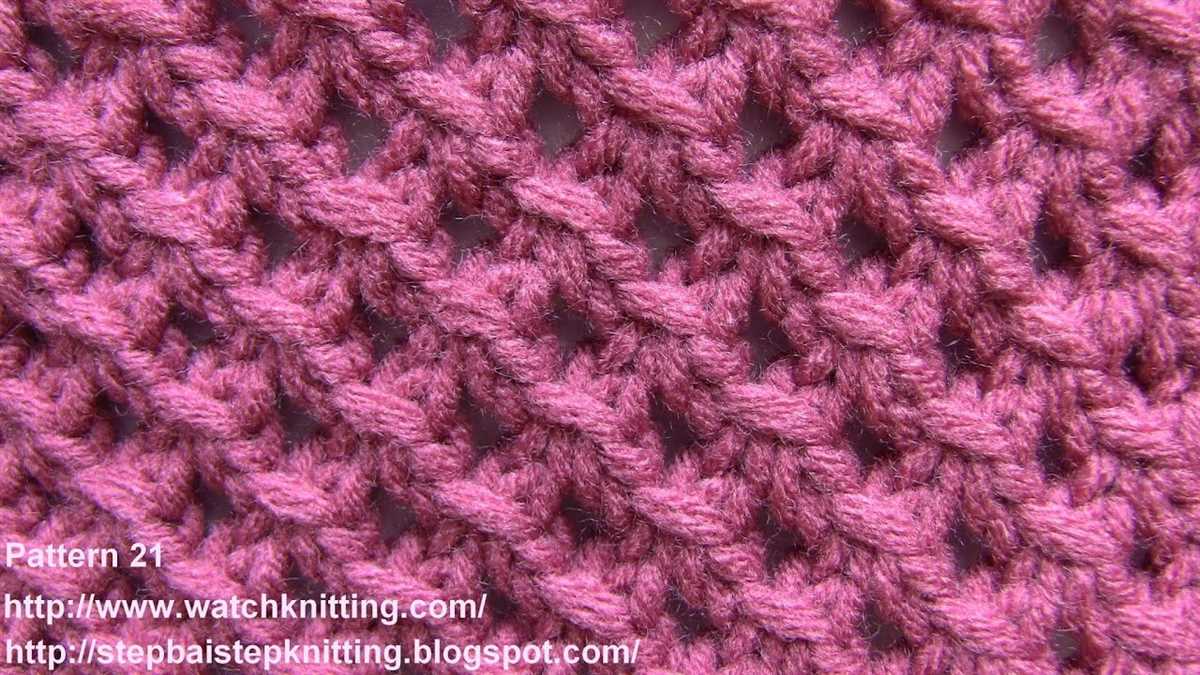 Free knitting patterns tutorials