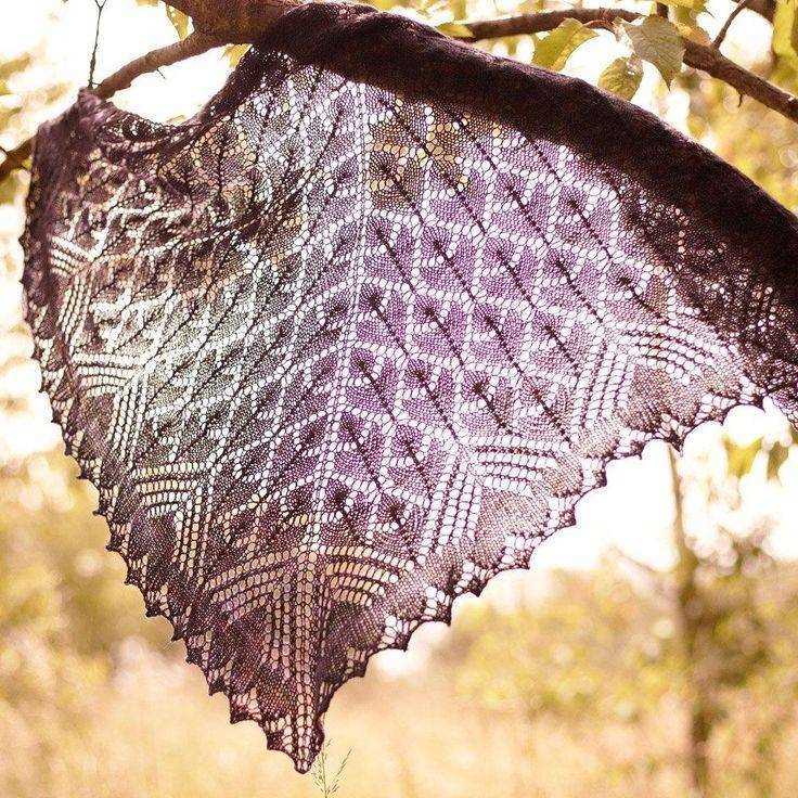 Free lace shawl knitting patterns