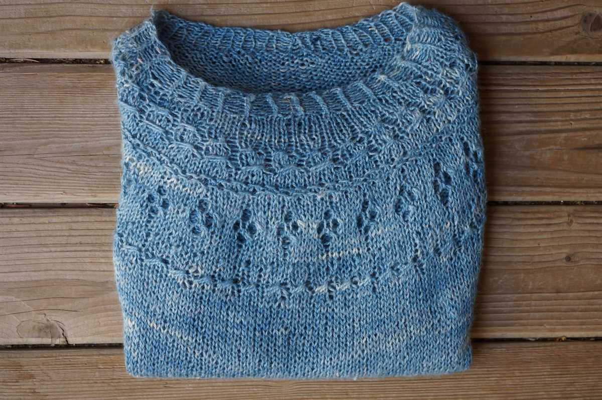 Ranunculus sweater knitting pattern