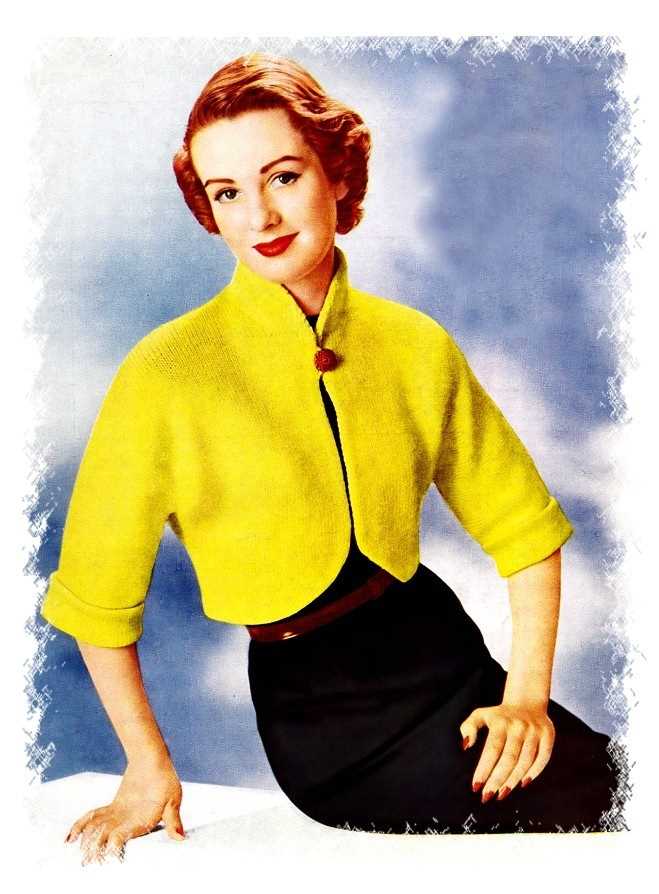 Ladies bolero knitting pattern