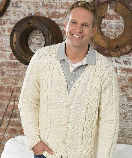 Free men's cardigan knitting patterns