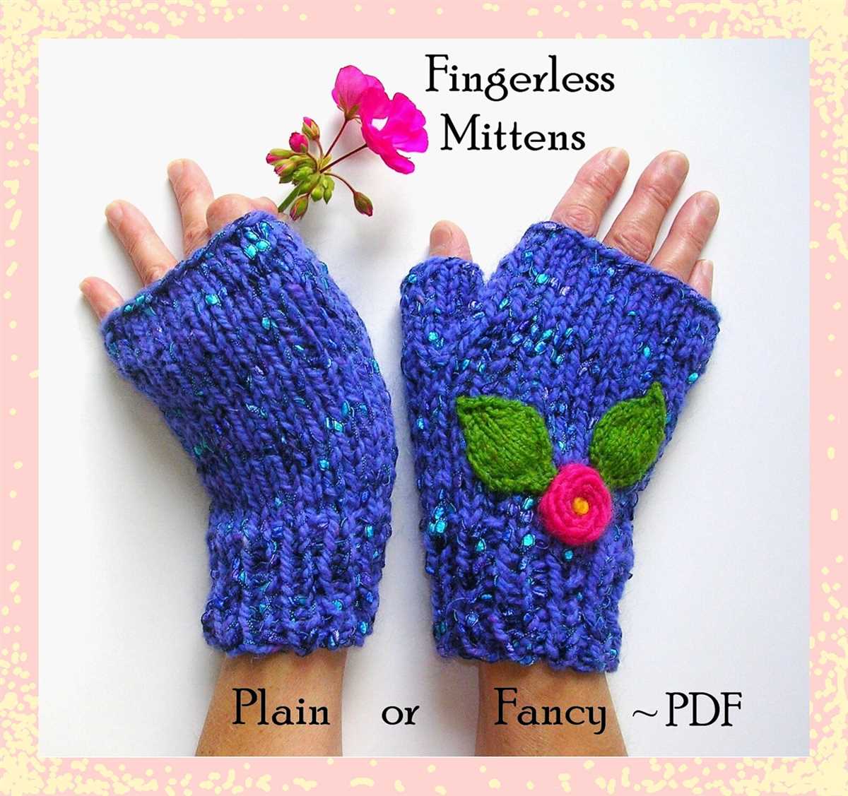 Free mens fingerless gloves knitting pattern pdf