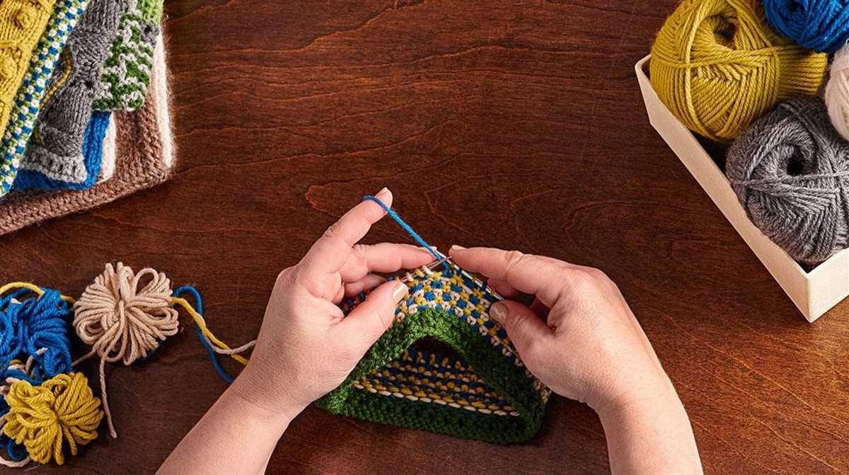 How to convert circular knitting pattern to flat