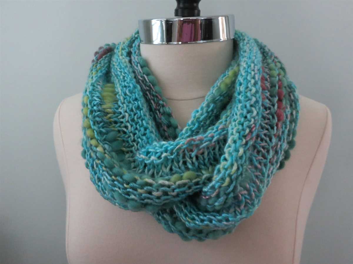 One skein scarf knitting pattern