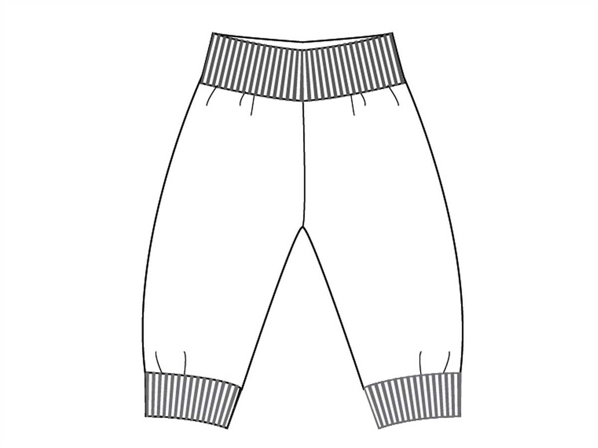 Knit sweatpants pattern