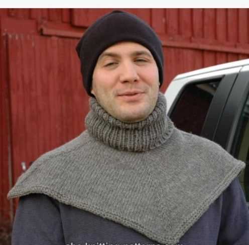 Free pattern for knitted dickie