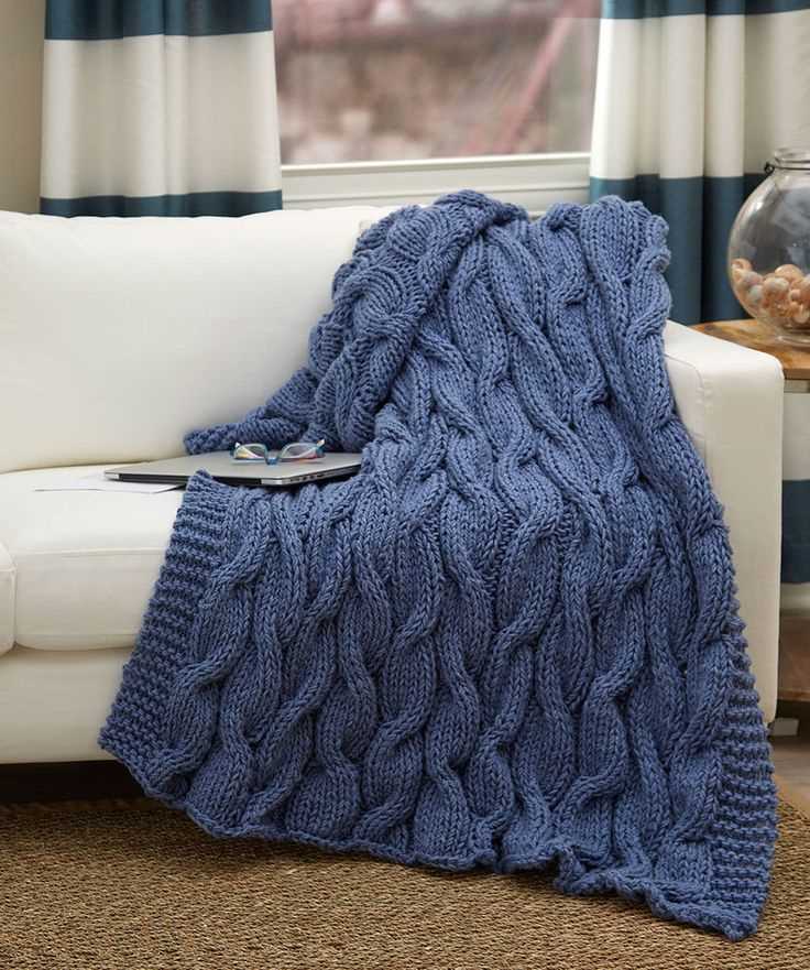 Free pattern for knitted heart blanket