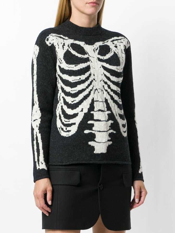 Skeleton knit sweater pattern