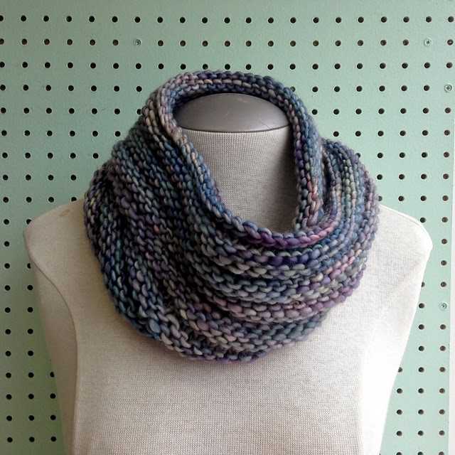 Cowl scarf pattern knit