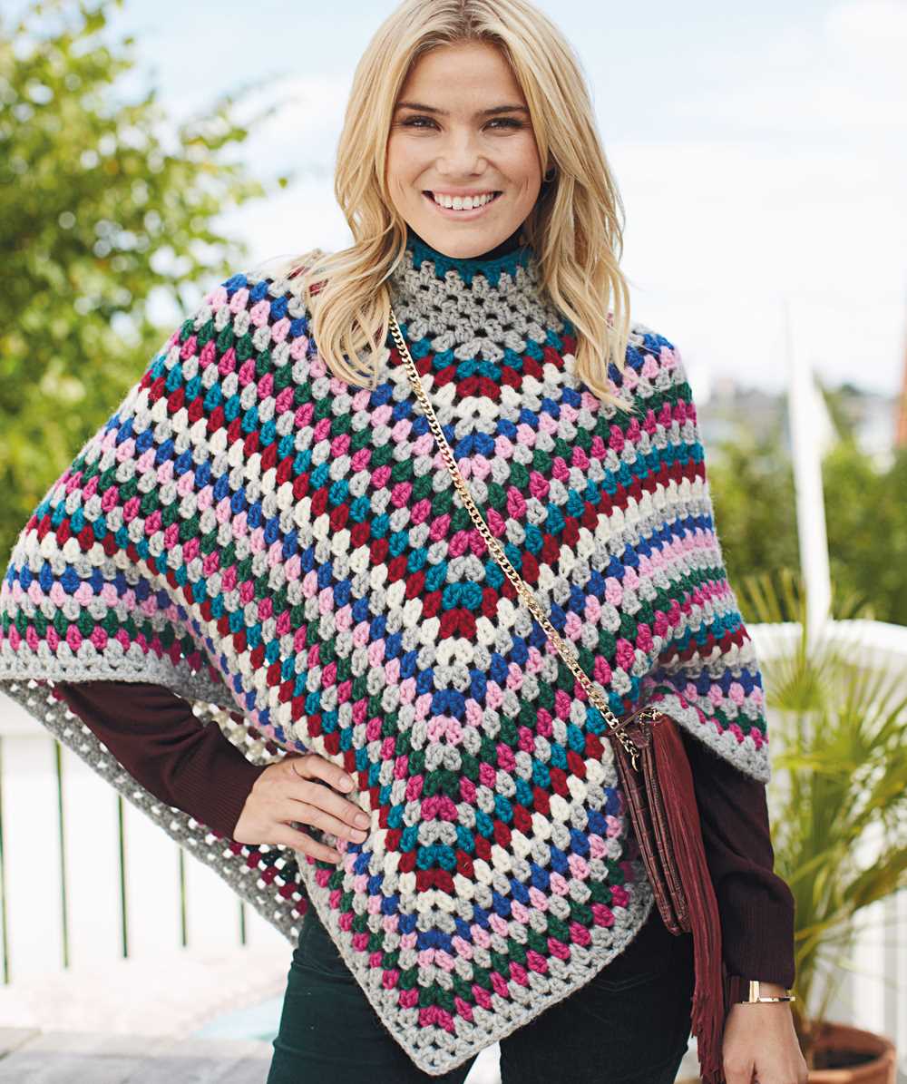 Free poncho knitting patterns nz