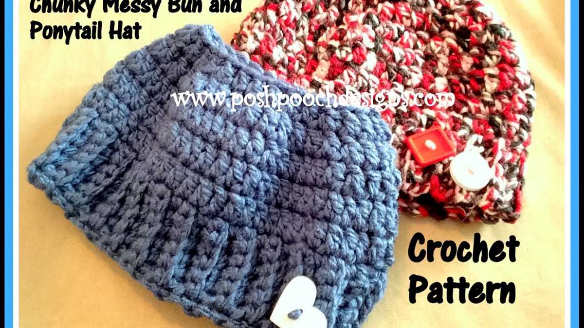 Free ponytail knit hat pattern