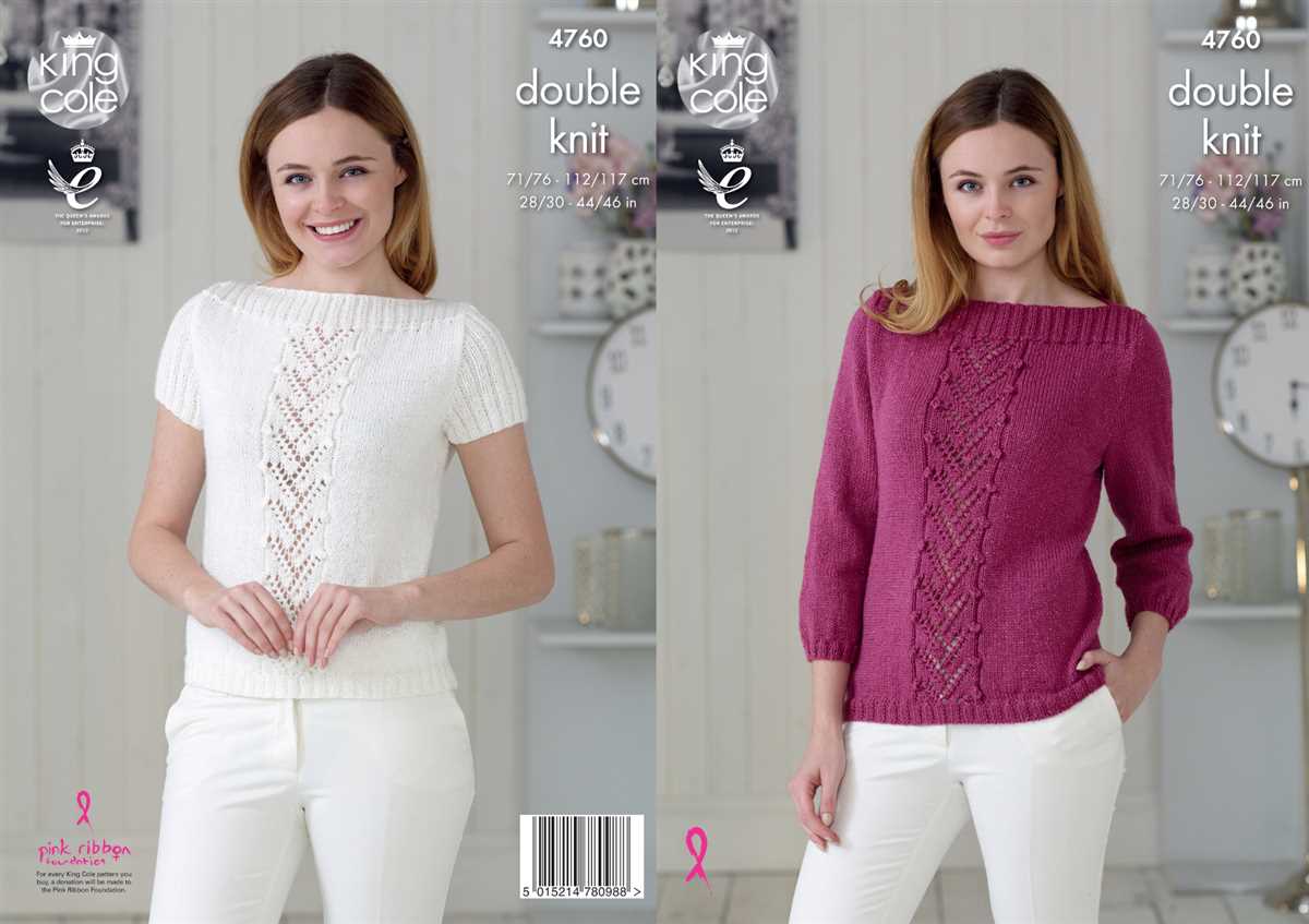 Boat neck jumper knitting pattern