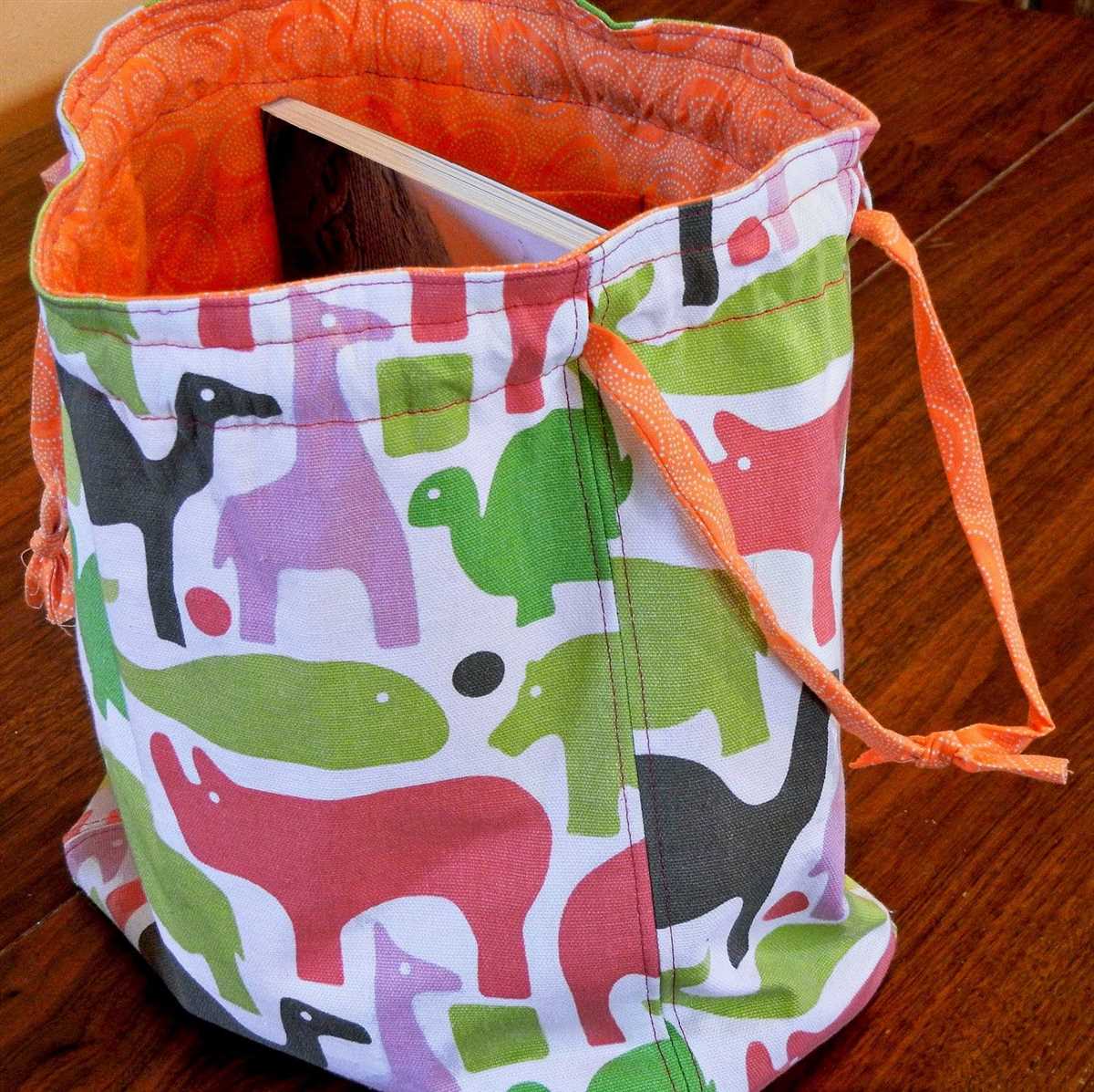 Knitting bag pattern to sew