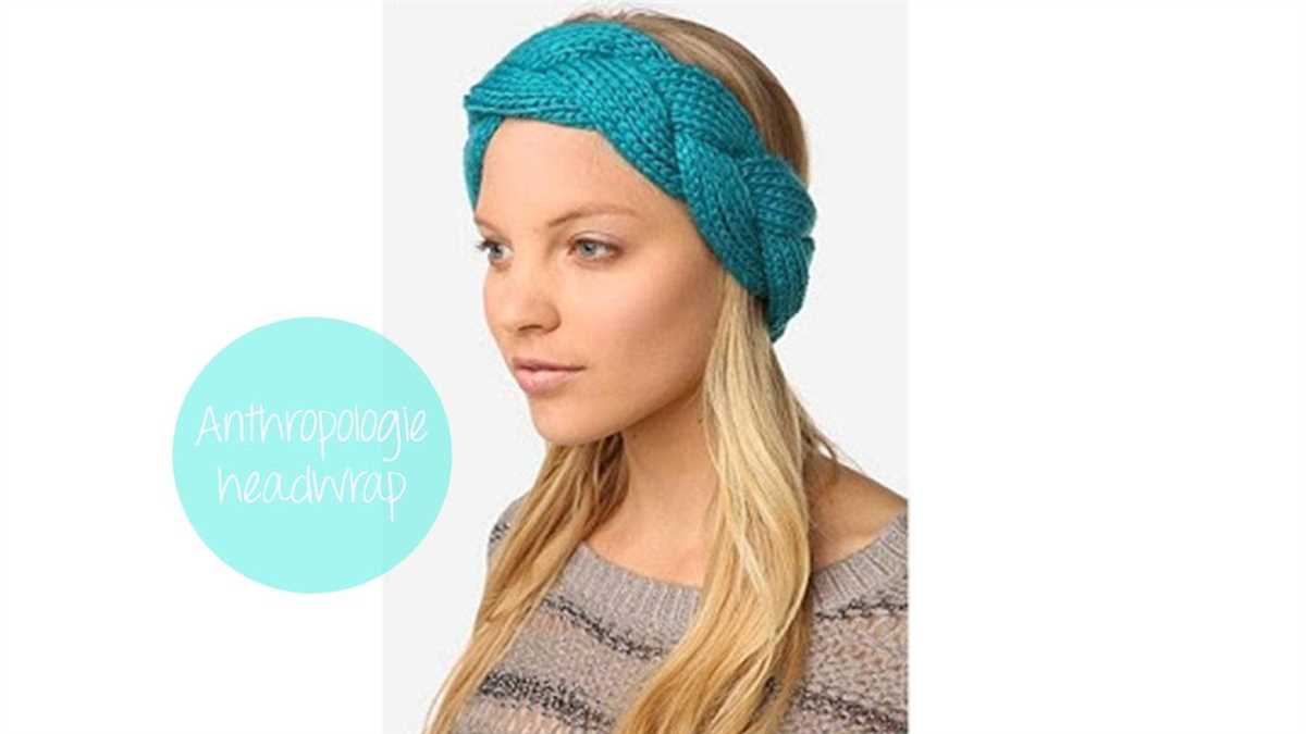 Knitted braided headband free pattern