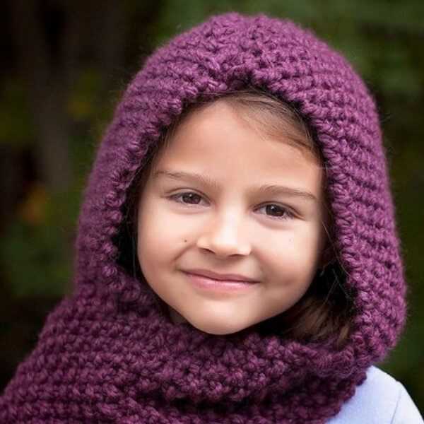 Hood knitting pattern