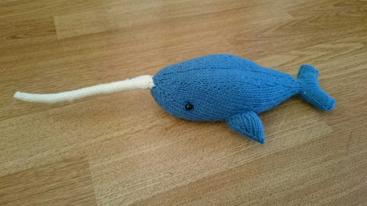 Narwhal knitting pattern