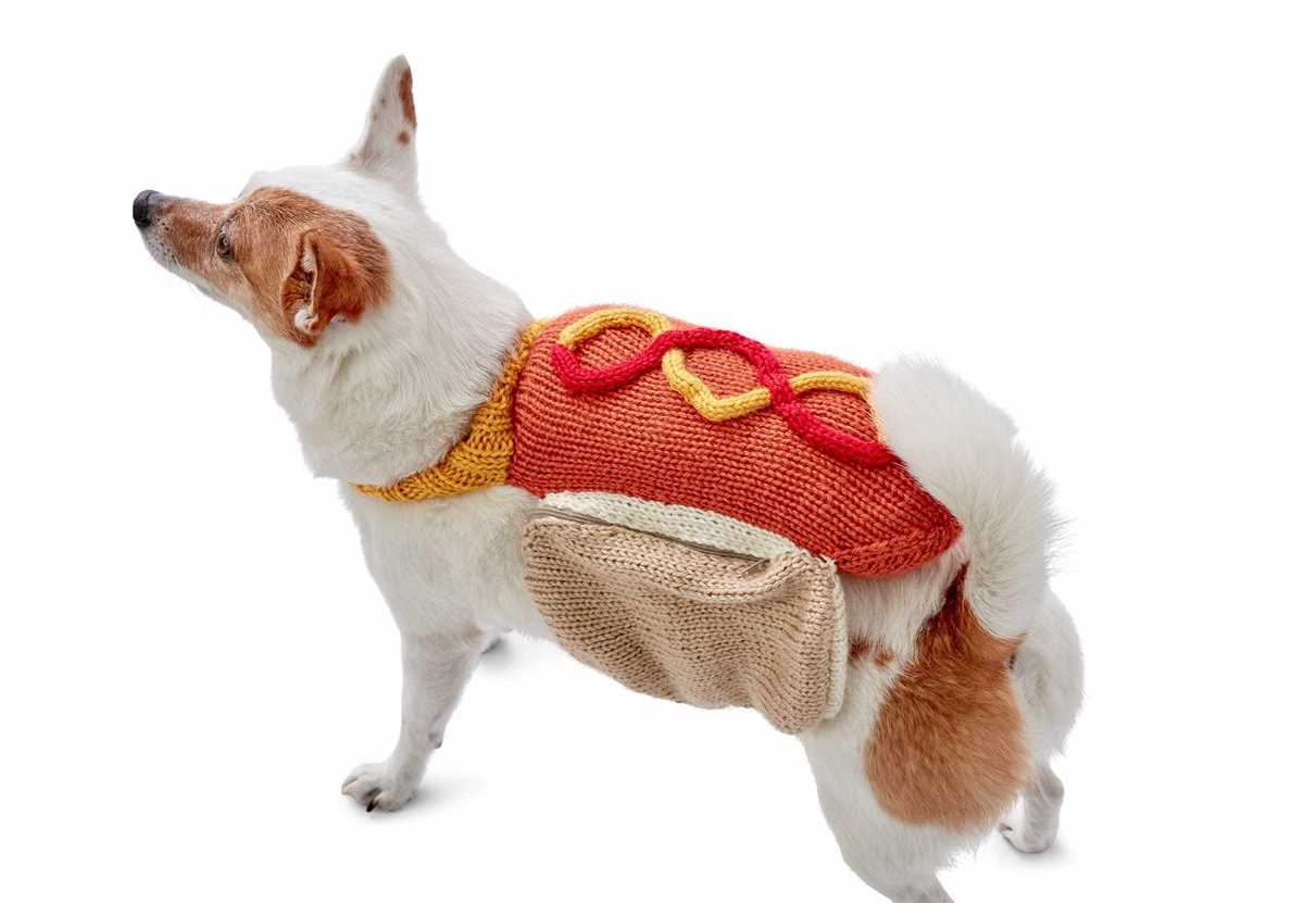 Knit dog jacket pattern