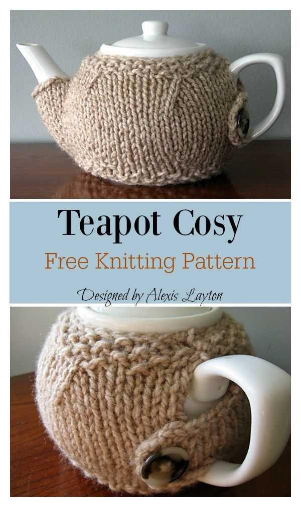 Free tea cosy knitting pattern