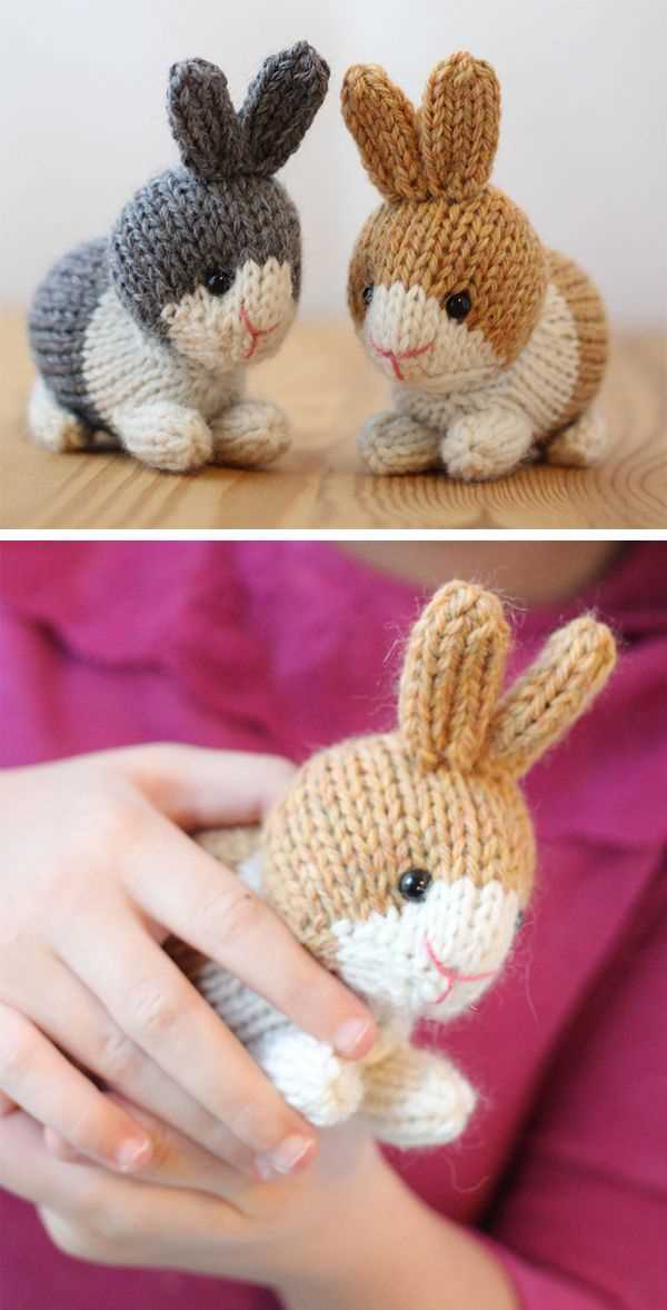 Free toy rabbit knitting patterns