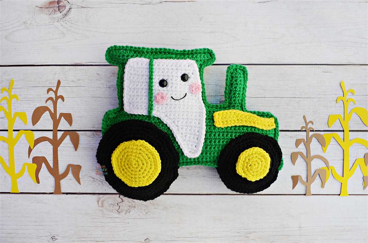 Free tractor knitting pattern