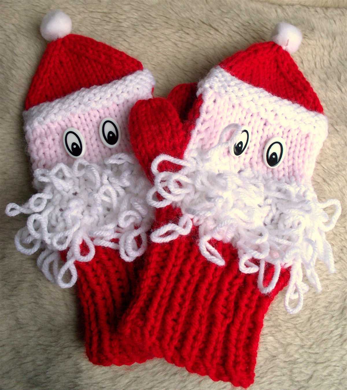 Santa claus knitting pattern free