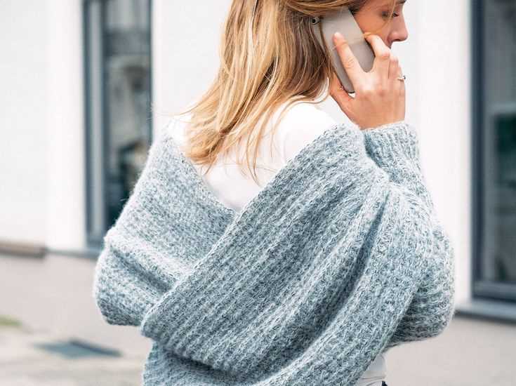 Poncho wrap knitting pattern