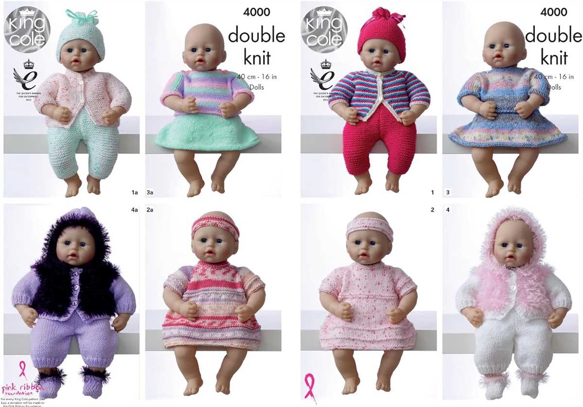 Dolls clothes knitting patterns