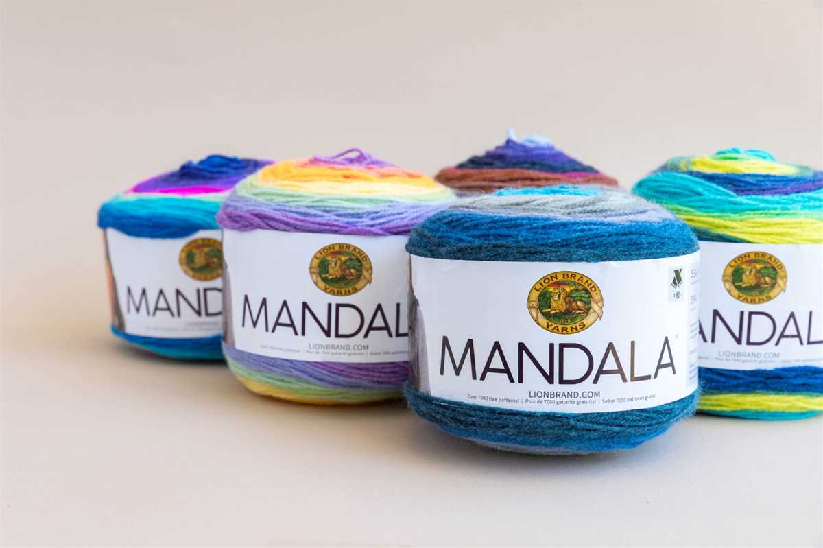 Lion brand mandala yarn knitting patterns