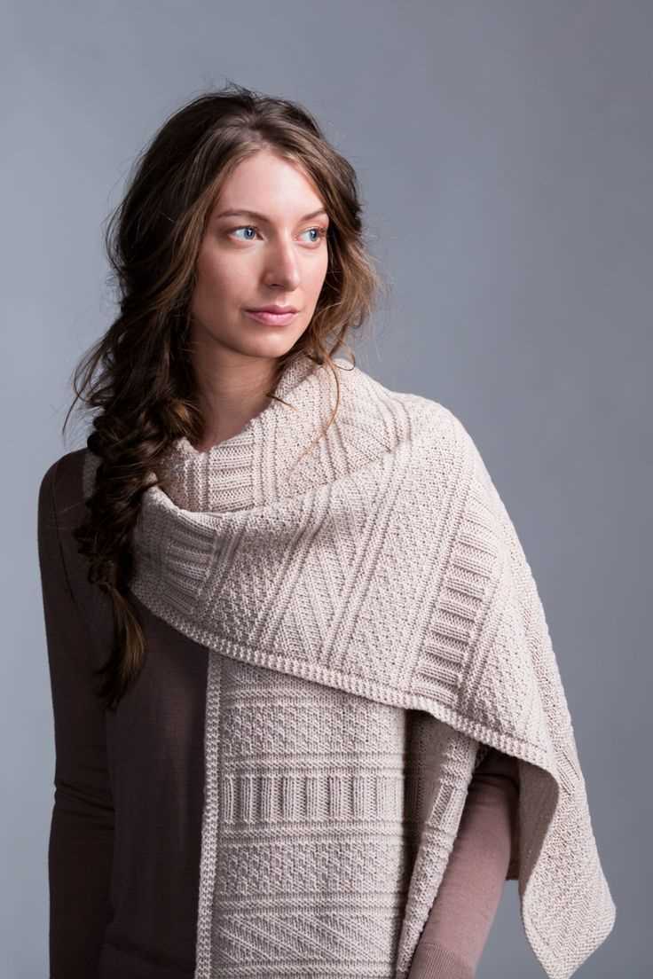 Guernsey wrap knitting pattern