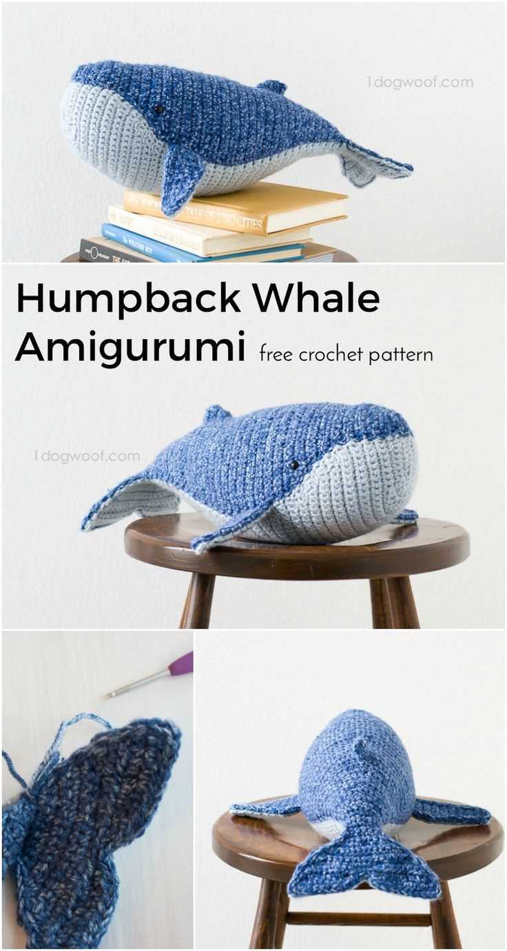 Free whale knitting pattern