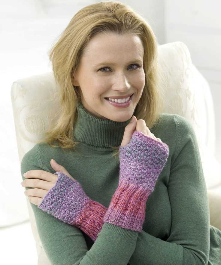 Easy wrist warmer knitting pattern free