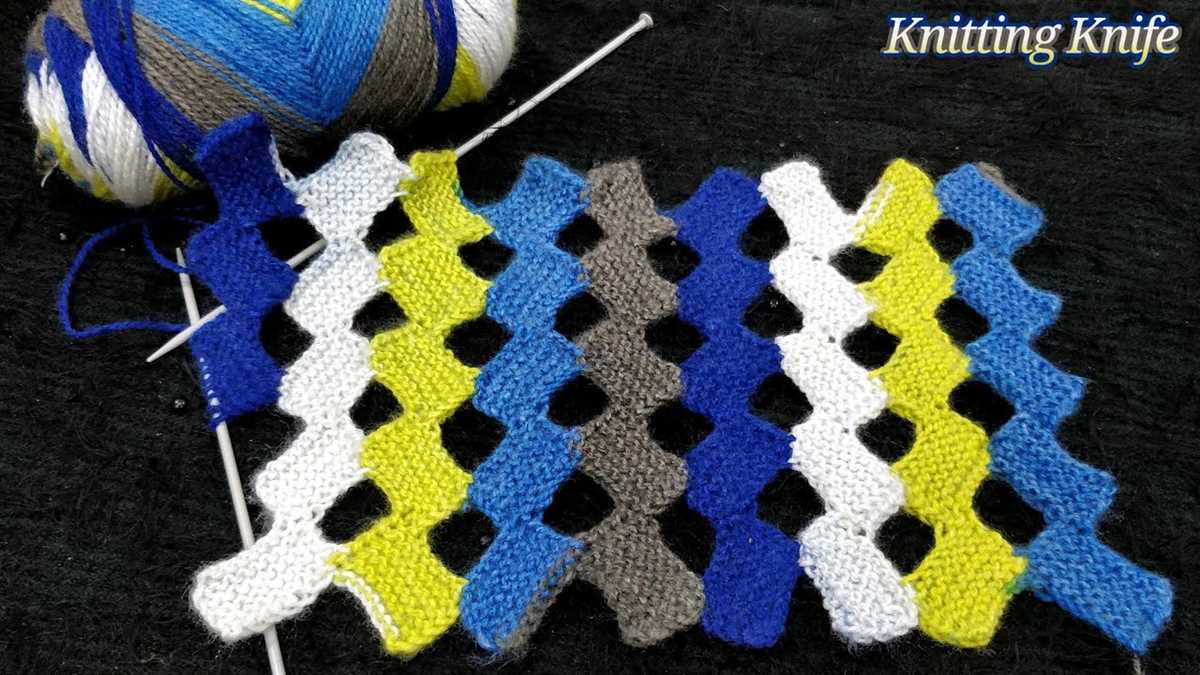 Easy knit stole pattern