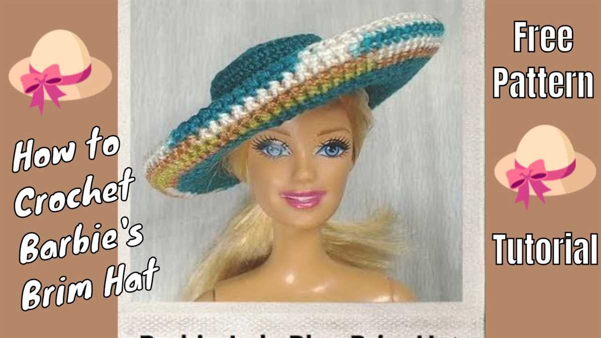 Knitted barbie hat pattern