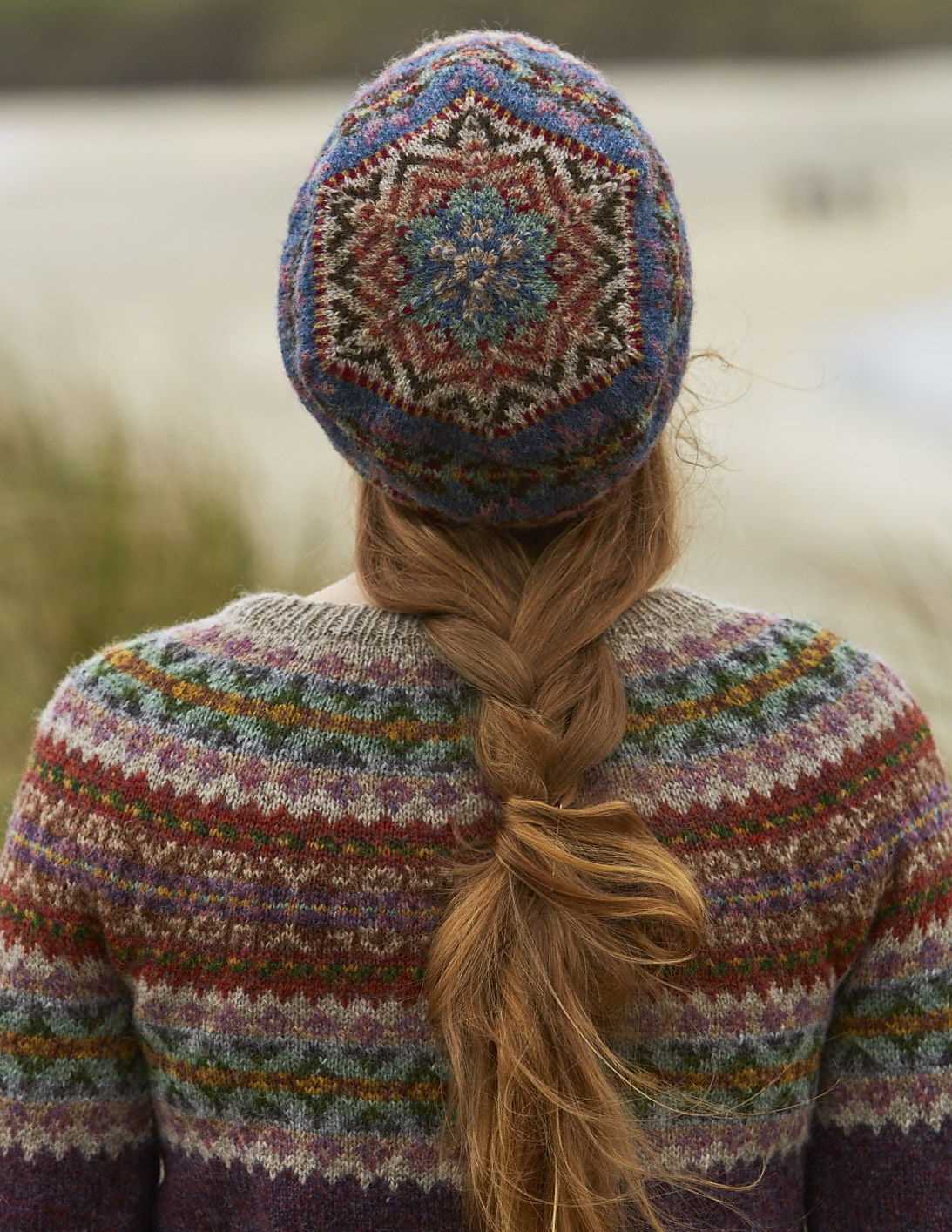 Fair isle knit hat pattern