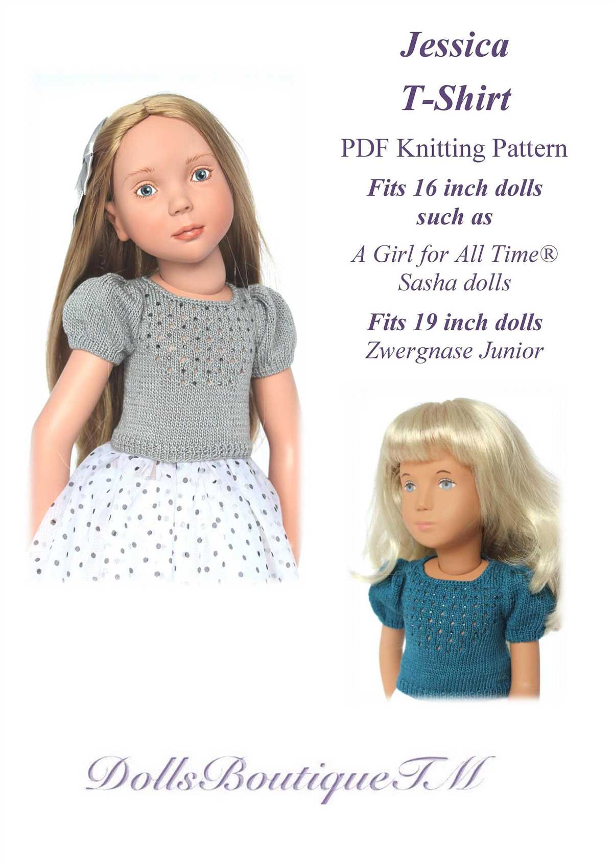 Easy knitting patterns for 12 15 inch dolls free