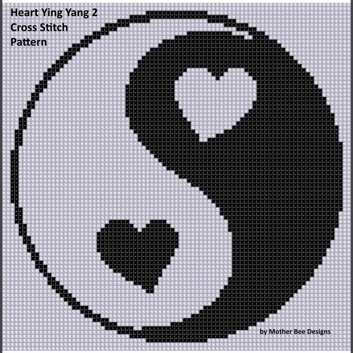 Yin yang knitting pattern